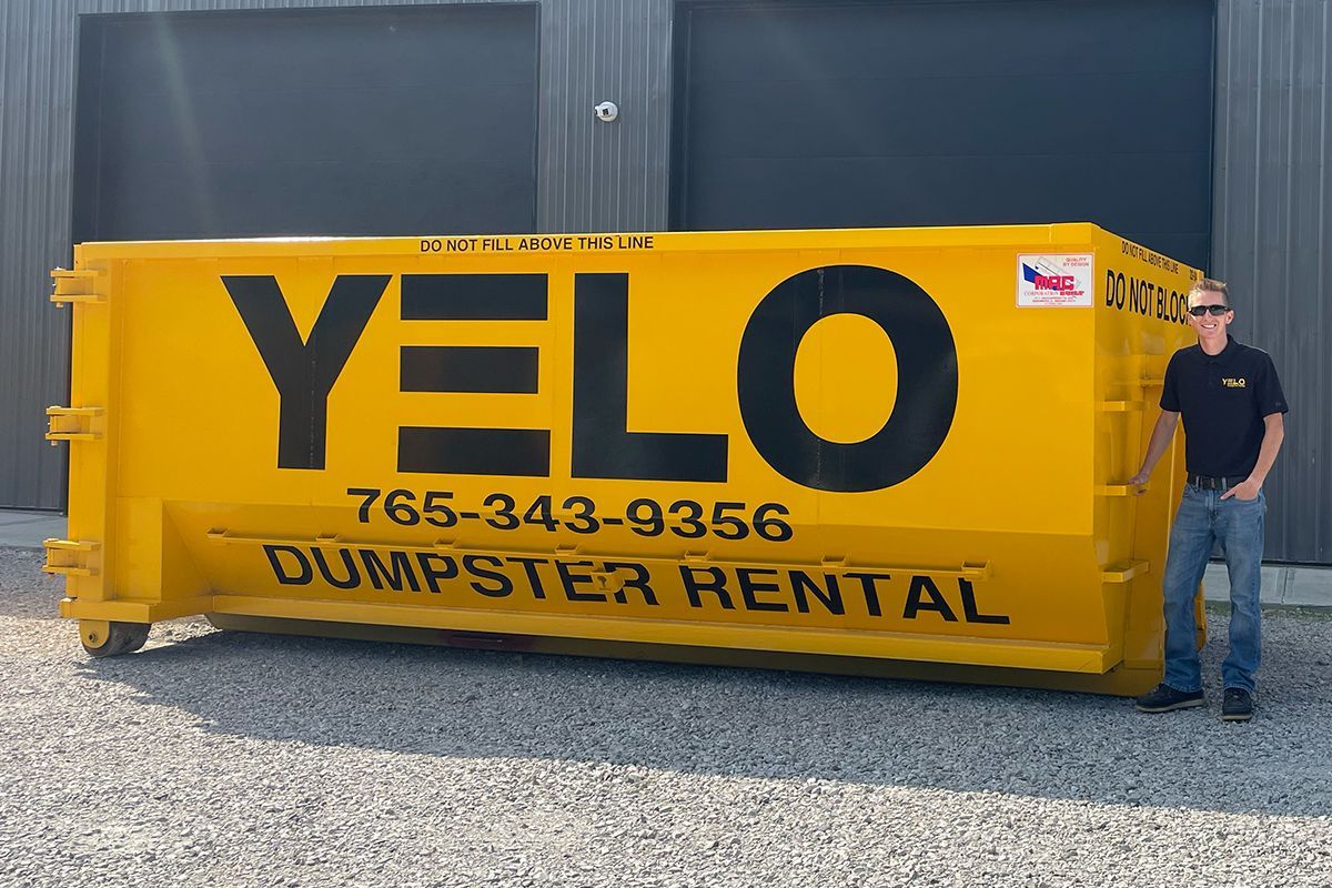 22 yard YELO dumpster