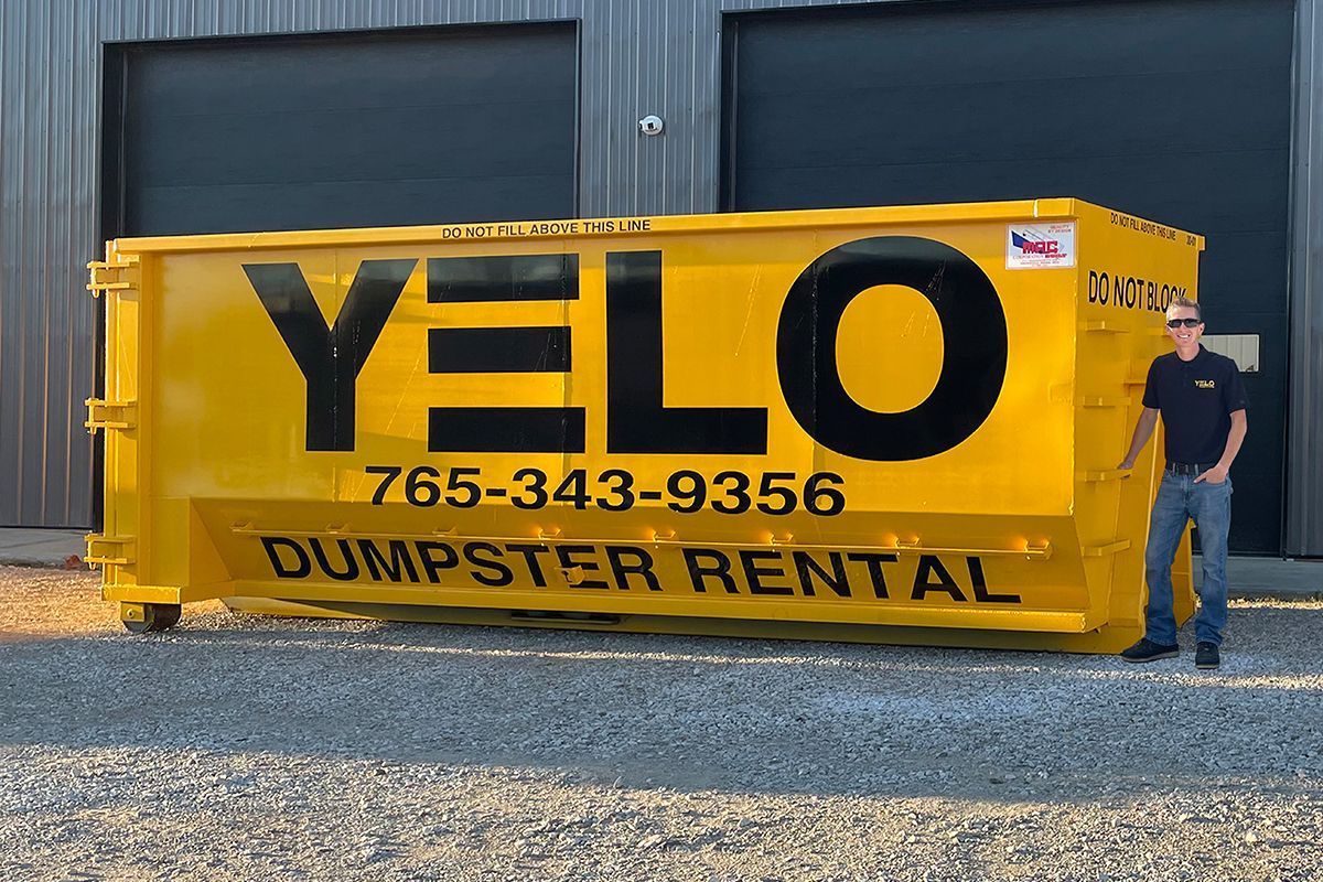 30 yard YELO dumpster