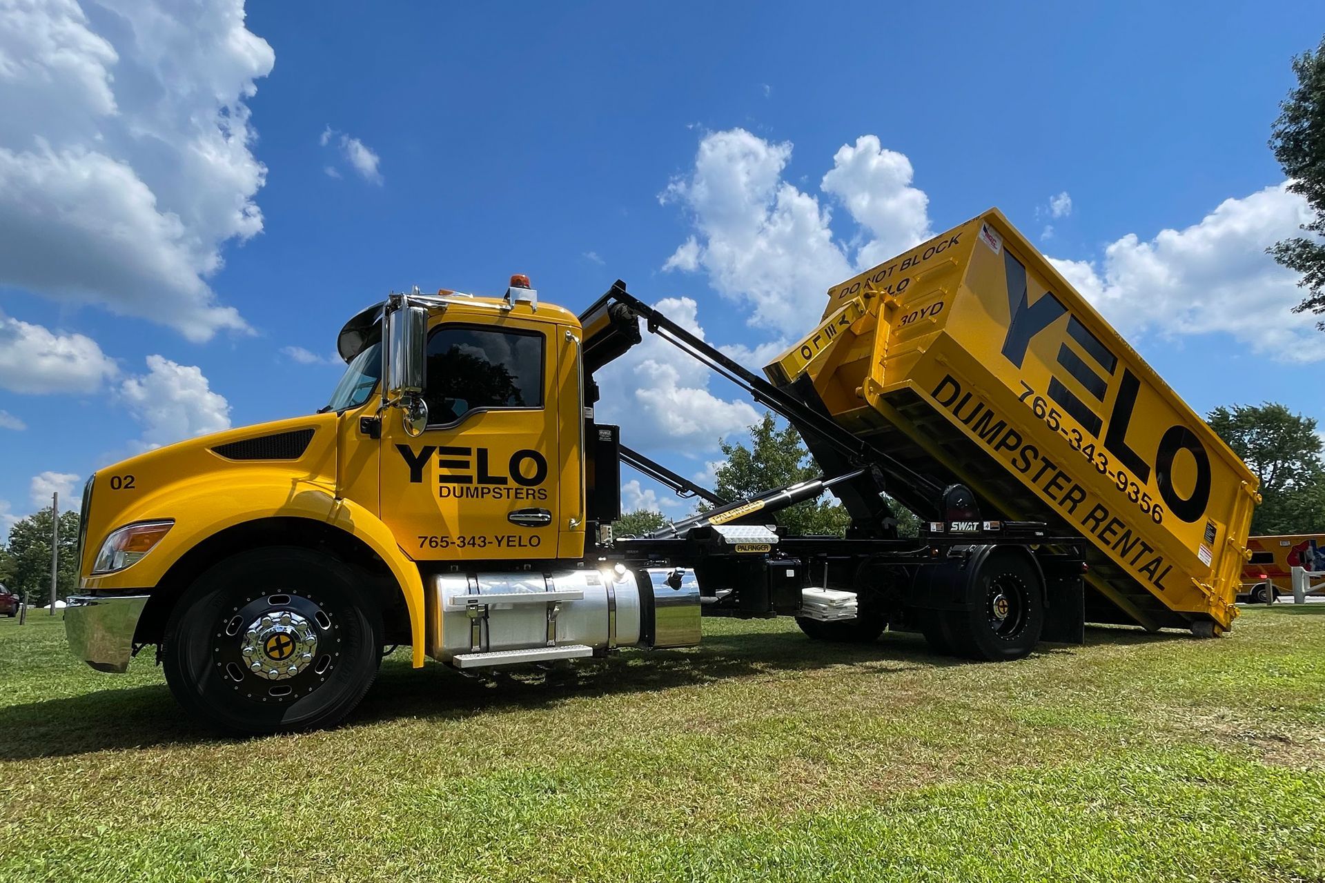 7 yard YELO dumpster